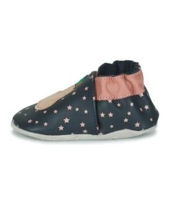 Chaussures Fille Chaussons bébés Robeez GOLDPEAR Marine -Martina Magasin Soldes 22813824 500 D