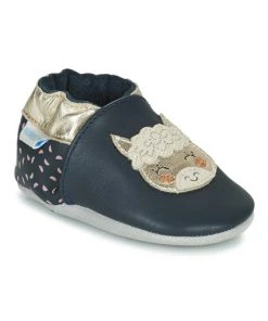 Chaussures Fille Chaussons bébés Robeez LAMASPIRIT Marine