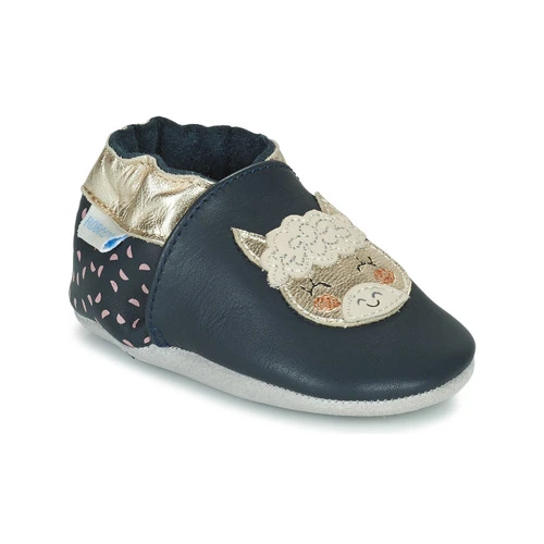 Chaussures Fille Chaussons bébés Robeez LAMASPIRIT Marine 3 Chaussures Fille Chaussons bébés Robeez LAMASPIRIT Marine
