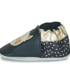 Chaussures Fille Chaussons bébés Robeez LAMASPIRIT Marine 9 Chaussures Fille Chaussons bébés Robeez LAMASPIRIT Marine -Martina Magasin Soldes 22813825 500 D