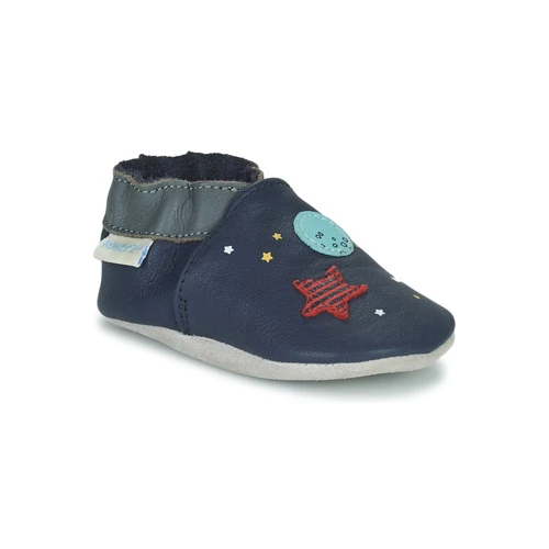 Chaussures Garçon Chaussons bébés Robeez WATCH THE EARTH Marine 3 Chaussures Garçon Chaussons bébés Robeez WATCH THE EARTH Marine