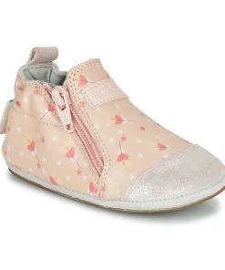 Chaussures Fille Chaussons bébés Robeez FESTIVE HEARTS Rose