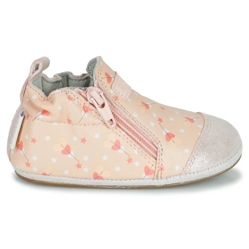 Chaussures Fille Chaussons bébés Robeez FESTIVE HEARTS Rose 4 Chaussures Fille Chaussons bébés Robeez FESTIVE HEARTS Rose – Image 2