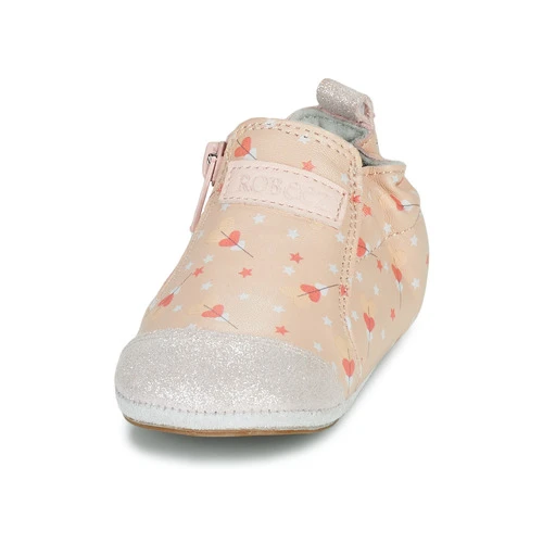 Chaussures Fille Chaussons bébés Robeez FESTIVE HEARTS Rose 5 Chaussures Fille Chaussons bébés Robeez FESTIVE HEARTS Rose – Image 3