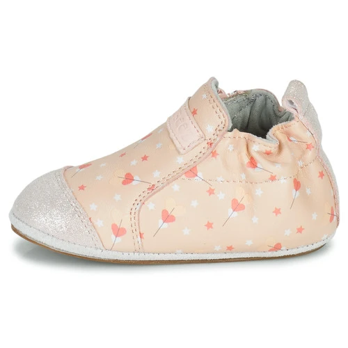 Chaussures Fille Chaussons bébés Robeez FESTIVE HEARTS Rose 6 Chaussures Fille Chaussons bébés Robeez FESTIVE HEARTS Rose – Image 4