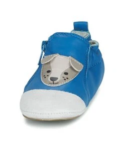 Chaussures Enfant Chaussons bébés Robeez CHOU DOG Bleu -Martina Magasin Soldes 22813835 500 C