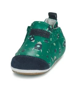 Chaussures Garçon Chaussons bébés Robeez ROCKET TRIP Vert -Martina Magasin Soldes 22813836 500 C