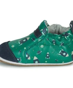Chaussures Garçon Chaussons bébés Robeez ROCKET TRIP Vert -Martina Magasin Soldes 22813836 500 D