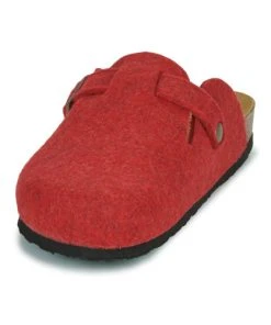 Chaussures Femme Chaussons Plakton BLOGG Rouge -Martina Magasin Soldes 22873282 500 C