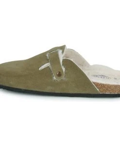 Chaussures Femme Chaussons Plakton BLOGG Kaki -Martina Magasin Soldes 22873285 500 D