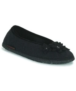 Chaussures Femme Chaussons Giesswein LADENBURGG Noir