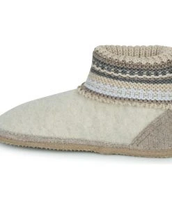 Chaussures Femme Chaussons Giesswein KIEL Beige -Martina Magasin Soldes 22893561 500 D