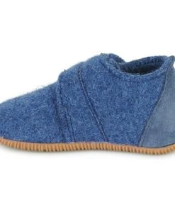 Chaussures Enfant Chaussons Giesswein OBERSTAUFEN Bleu -Martina Magasin Soldes 22899401 500 D