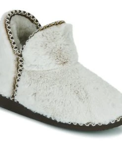 Chaussures Femme Chaussons Casual Attitude TOKKY Blanc