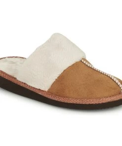 Chaussures Femme Chaussons Casual Attitude TAKEETA Camel
