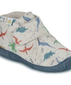Chaussures Garçon Chaussons Citrouille et Compagnie CHOUCHOU Beige