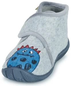 Chaussures Garçon Chaussons Citrouille et Compagnie CORMORAN Gris -Martina Magasin Soldes 23004664 500 C