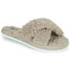 Chaussures Femme Chaussons Skechers COZY SLIDE Beige -Martina Magasin Soldes 23067620 500 A