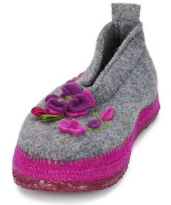Chaussures Femme Chaussons Giesswein TANGERHÜETTE Gris -Martina Magasin Soldes 461428 500 C