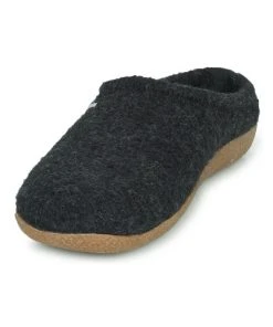 Chaussures Chaussons Giesswein VEITSCH Anthracite -Martina Magasin Soldes 6008975 500 C