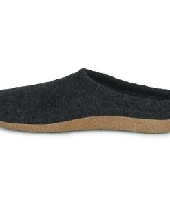 Chaussures Chaussons Giesswein VEITSCH Anthracite -Martina Magasin Soldes 6008975 500 D