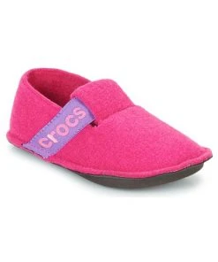 Chaussures Fille Chaussons Crocs CLASSIC SLIPPER K Rose