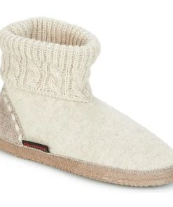 Chaussures Femme Chaussons Giesswein FREIBURG Beige