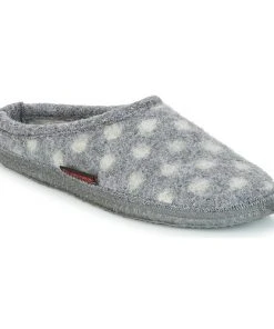 Chaussures Femme Chaussons Giesswein NEUENSTEIN Gris