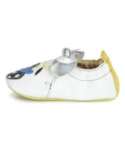 Chaussures Fille Chaussons Catimini CATIVA Blanc -Martina Magasin Soldes 9036130 500 D