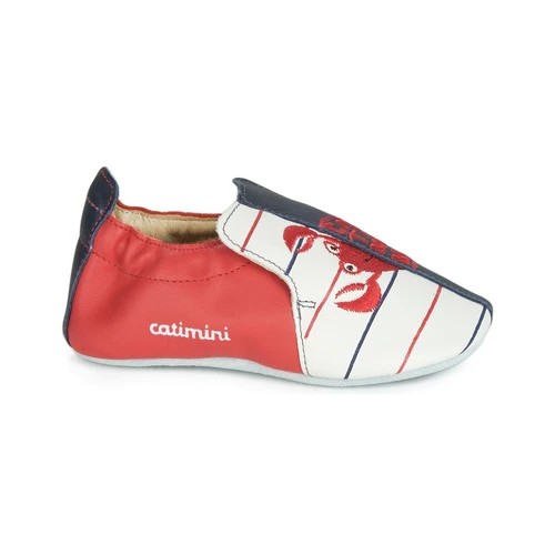 Chaussures Garçon Chaussons Catimini CALURA Marine / Rouge 4 Chaussures Garçon Chaussons Catimini CALURA Marine / Rouge – Image 2